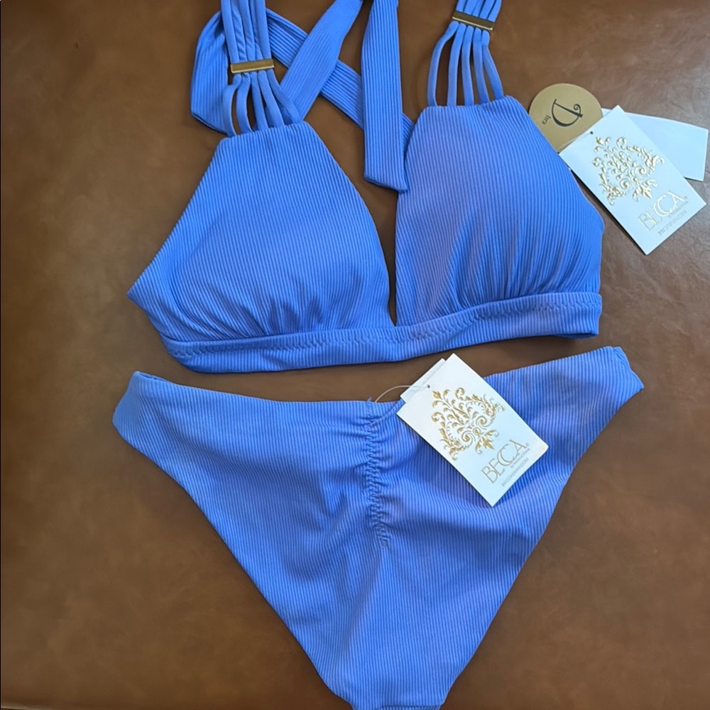 BECCA Vibrant Blue Bikini Set
